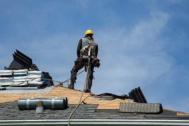 Professional Gutter Installation technician working in Fairdale, WV